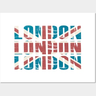 UK Proud - London Vintage Union Jack Posters and Art